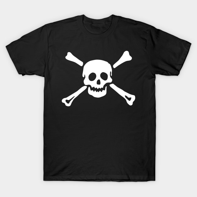 Skull and Crossbones Pirate T-Shirt by Stacks